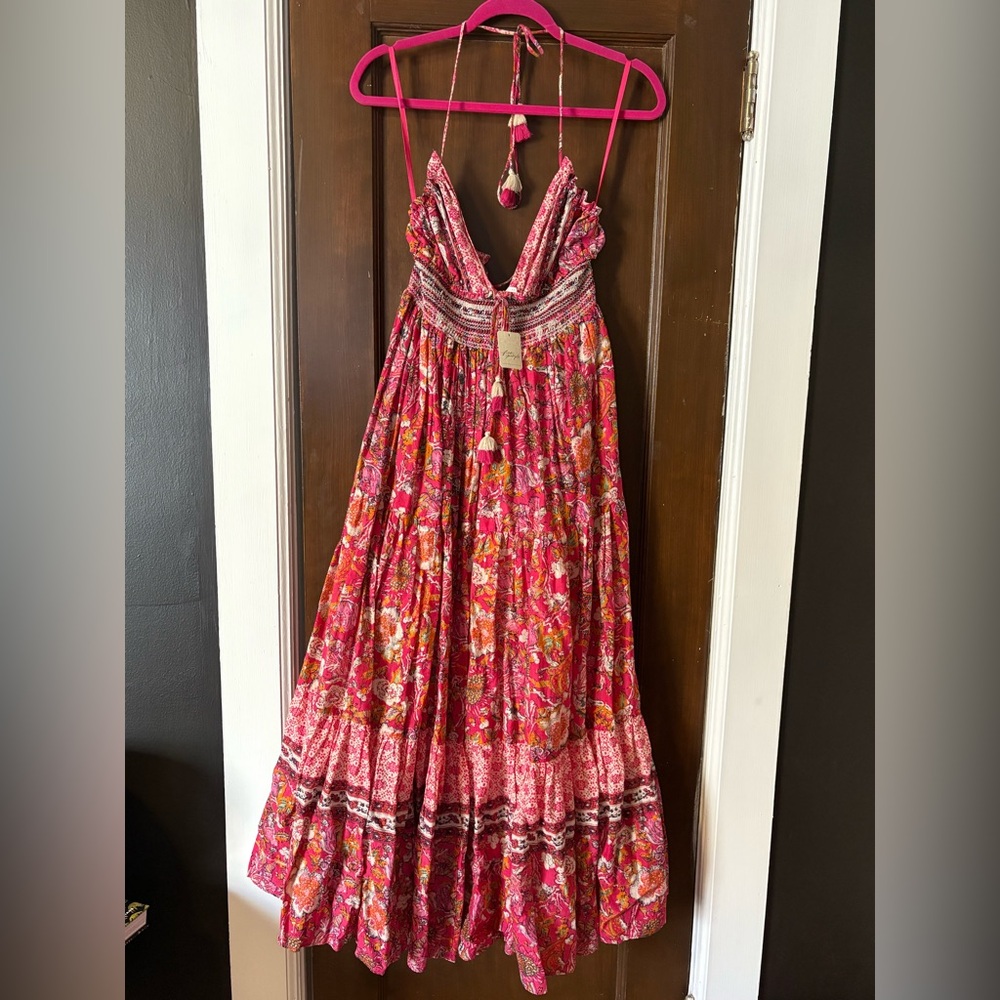 Free People Real Love maxi dress in the meadow color combo - Picture 1 of 4